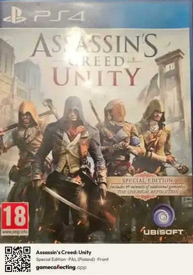 Assassin's Creed: Unity PlayStation 4, Poland box front