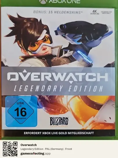 Overwatch Xbox One, Germany box front