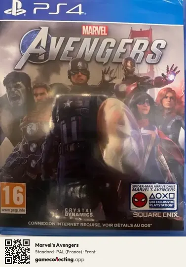 Marvel's Avengers PlayStation 4, France box front