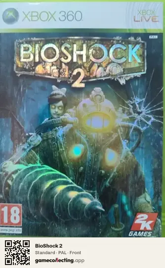 BioShock 2 Xbox 360, PAL box front