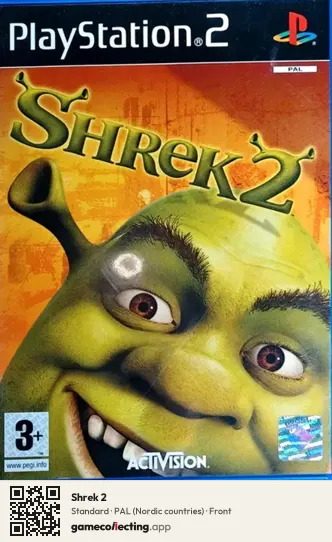 Shrek 2 PlayStation 2, Nordic countries box front