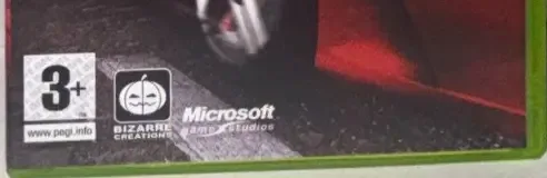 Project Gotham Racing 3, the PEGI square on its front