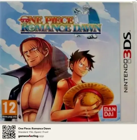 One Piece: Romance Dawn Nintendo 3DS, Spain box front