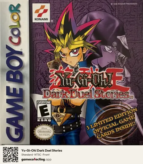 Yu-Gi-Oh! Dark Duel Stories Game Boy Color, NTSC box front
