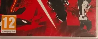 Daemon X Machina, the PEGI square on its front