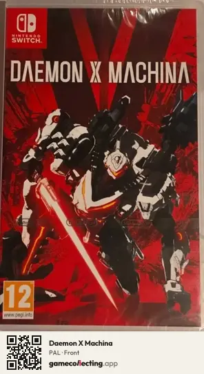 Daemon X Machina Nintendo Switch, PAL box front