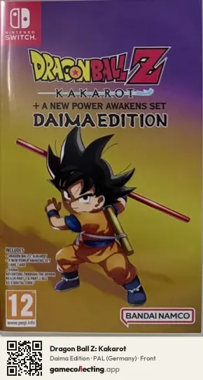 Dragon Ball Z: Kakarot Nintendo Switch, Germany box front