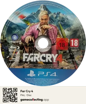 Far Cry 4 PlayStation 4, PAL disc