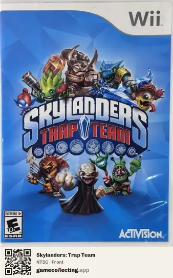 Skylanders: Trap Team Nintendo Wii, NTSC box front