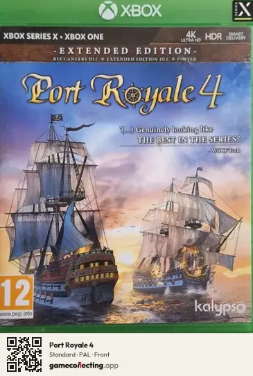 Port Royale 4 Xbox Series X, PAL box front