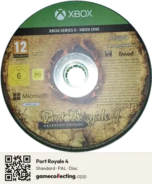 Port Royale 4 Xbox Series X, PAL disc
