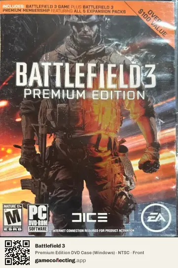 Battlefield 3 Computer, NTSC box front