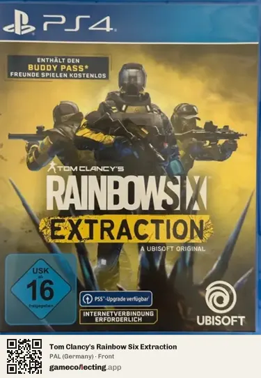 Tom Clancy's Rainbow Six Extraction PlayStation 4, Germany box front