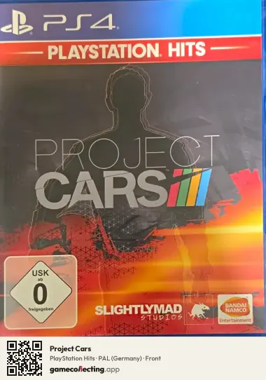 Project Cars PlayStation 4, Germany box front