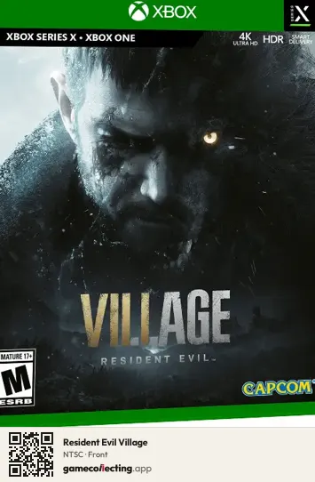 Resident Evil Village Xbox One, NTSC box front