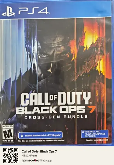 Call of Duty: Black Ops 7 PlayStation 4, NTSC box front