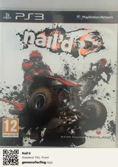 Nail'd PlayStation 3, PAL box front
