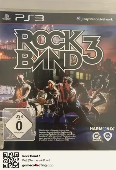 Rock Band 3 PlayStation 3, Germany box front
