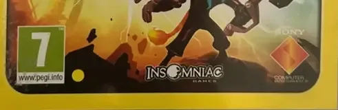 Ratchet & Clank Future: A Crack in Time, the PEGI square on its front