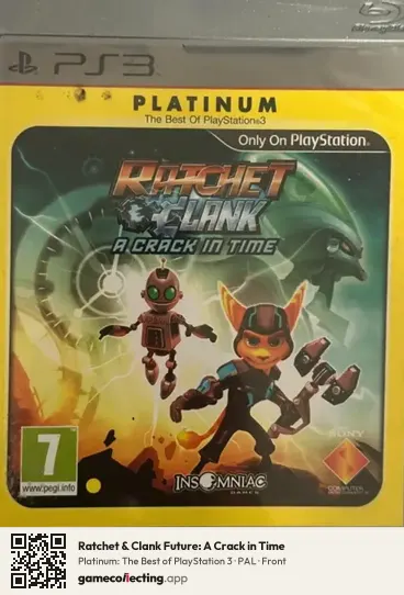 Ratchet & Clank Future: A Crack in Time PlayStation 3, PAL box front
