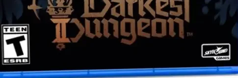 Darkest Dungeon II, the ESRB box on its front