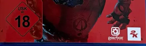 Borderlands 4, the USK square on its front
