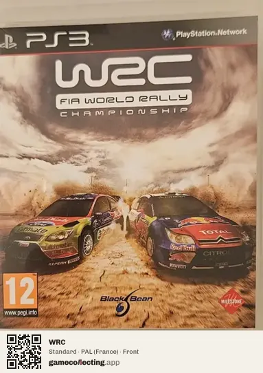 WRC PlayStation 3, France box front