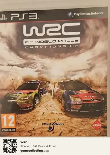 WRC PlayStation 3, France box front