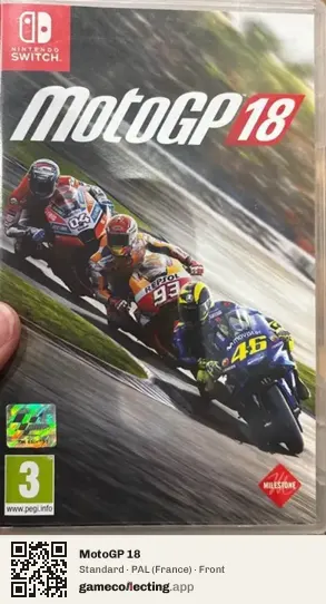 MotoGP 18 Nintendo Switch, France box front