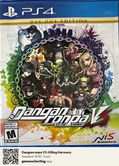 Danganronpa V3: Killing Harmony PlayStation 4, NTSC box front