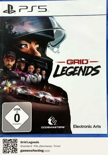 Grid Legends PlayStation 5, Germany box front