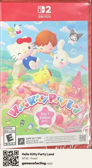 Hello Kitty Party Land Nintendo Switch 2, NTSC box front