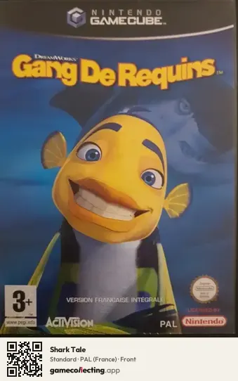 Shark Tale Nintendo GameCube, France box front