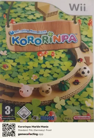 Kororinpa: Marble Mania Nintendo Wii, Germany box front