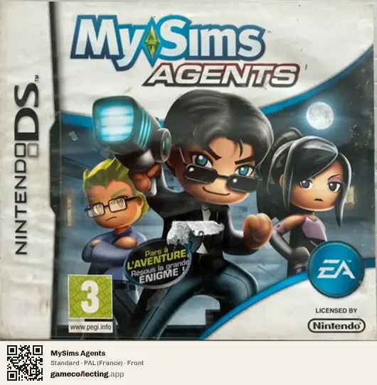MySims Agents Nintendo DS, France box front