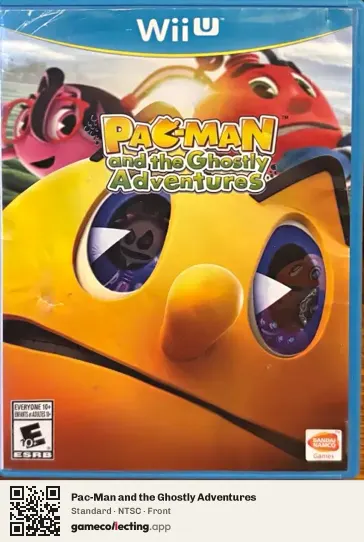 Pac-Man and the Ghostly Adventures Nintendo Wii U, NTSC box front
