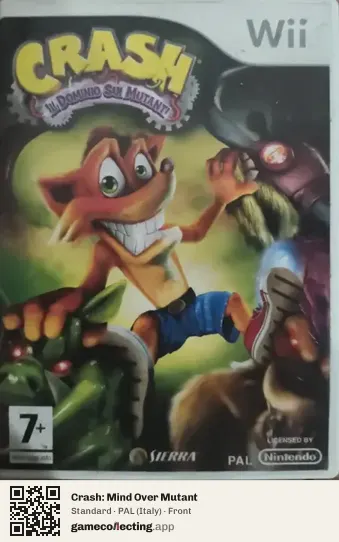 Crash: Mind Over Mutant Nintendo Wii, Italy box front