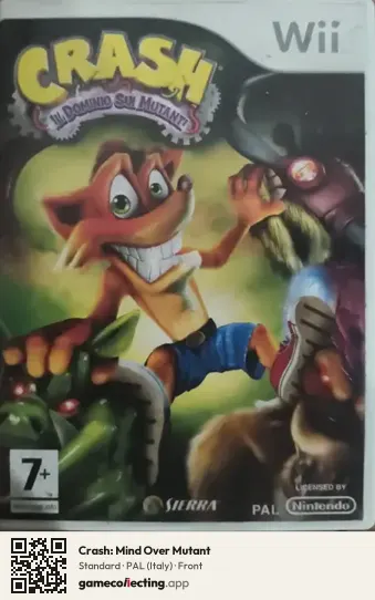 Crash: Mind Over Mutant Nintendo Wii, Italy box front