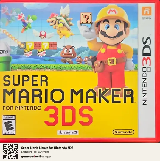 Super Mario Maker for Nintendo 3DS Nintendo 3DS, NTSC box front