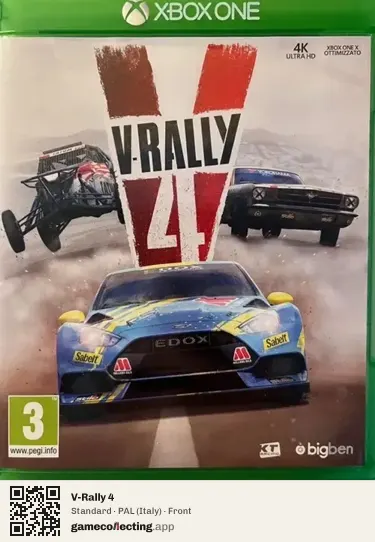 V-Rally 4 Xbox One, Italy box front