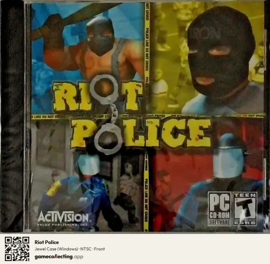 Riot Police Computer, NTSC box front