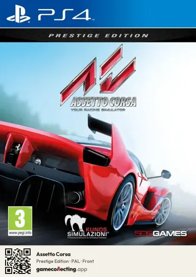 Assetto Corsa PlayStation 4, PAL box front