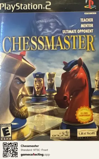 Chessmaster PlayStation 2, NTSC box front
