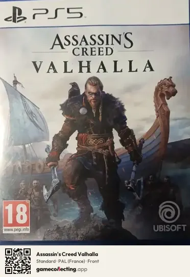 Assassin's Creed Valhalla PlayStation 5, France box front