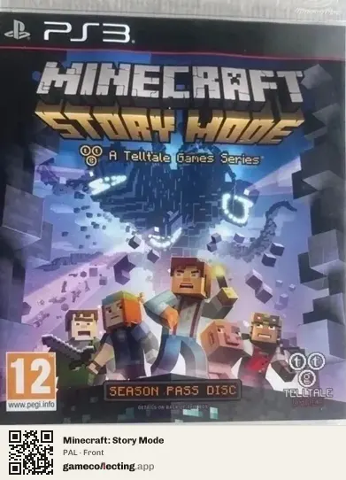 Minecraft: Story Mode PlayStation 3, PAL box front