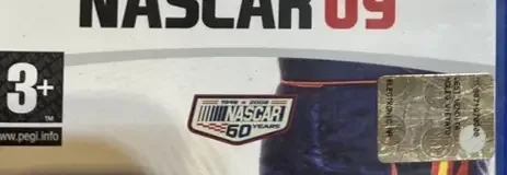 NASCAR 09, the PEGI square on its front