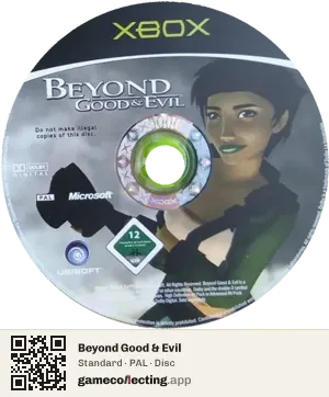 Beyond Good & Evil Xbox, PAL disc