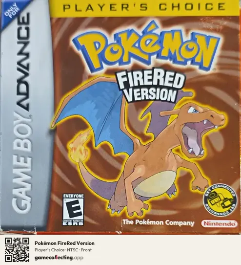 Pokémon FireRed Version Game Boy Advance, NTSC box front