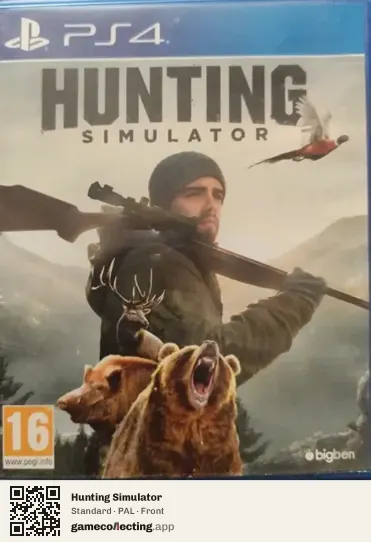 Hunting Simulator PlayStation 4, PAL box front