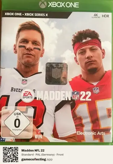 Madden NFL 22 Xbox One, Germany box front